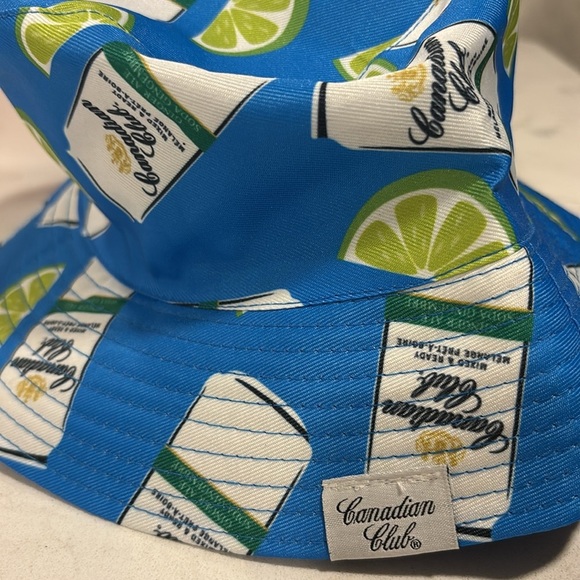 CANADIAN CLUB BUCKET HAT SUMMER BUCKET HAP Reversible - Picture 3 of 6